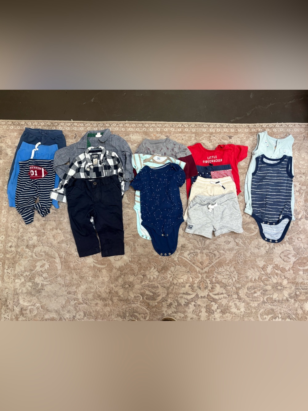 Baby Boy 6–9M Mixed Clothing Bundle 15pc